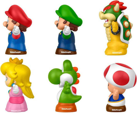 My Mario Little People Collector Mini Figures Height 7cm Set 6 Pieces
