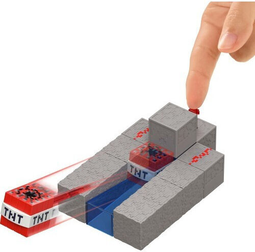 Mattel Minecraft Porc Încărcat cu Redstone 8 cm