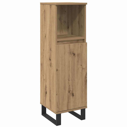 vidaXL Шкаф без Мивка Walnut