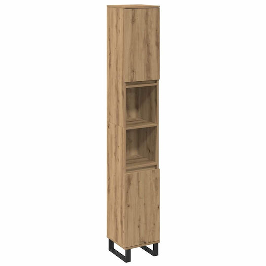 vidaXL Шкаф без Мивка Walnut