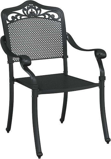Garden & Outdoor Furniture Set for Small Balconies 3 Pieces Black