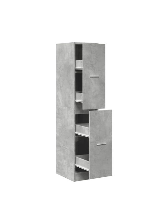 Office Storage Drawer Grey L30xW41xH144.5cm