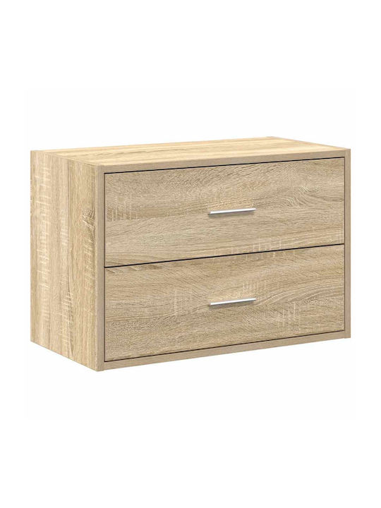 Office Storage Chipboard Cabinet Oaks L60xW31xH40cm