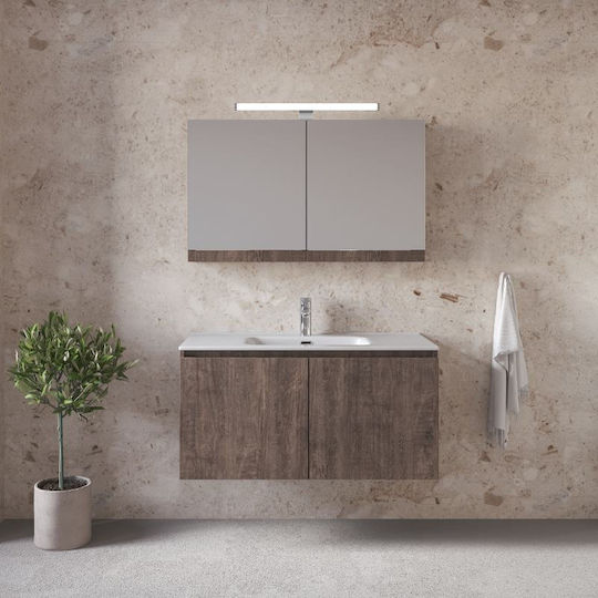 Έπιπλο Royal Madrid 80 Grey 81x46x50cm Βάση Νιπτήρας