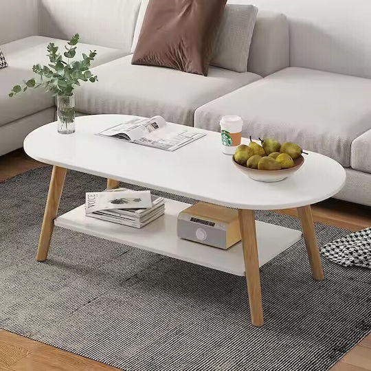 Central Coffee Table White