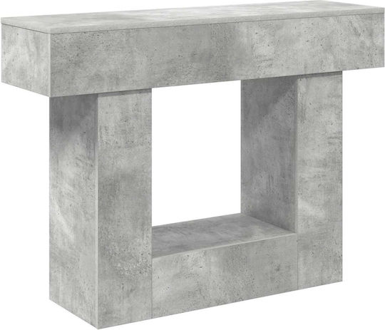Wooden Console Gray M101xW30xH74cm