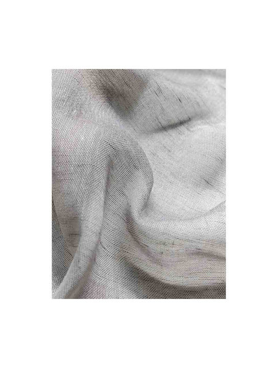 Palamaiki Κουρτίνα με Τρουκς Nell Γκρι 140x260εκ.