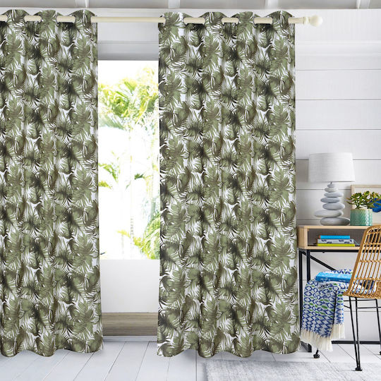 Das Home Пердета И Завеси С Копчета 2179 Зелено 140x260см