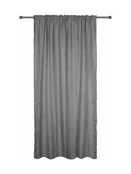 Artisti Italiani Curtain with Pencil Pleat Trieste Gray 140x270cm