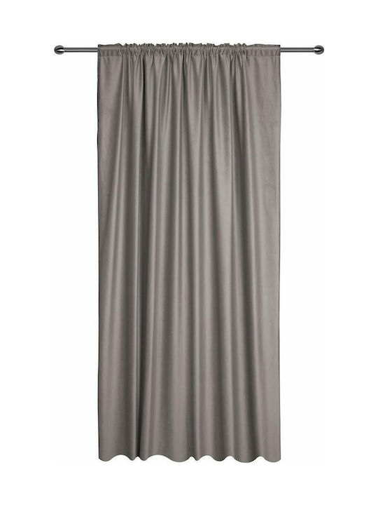 Artisti Italiani Curtain With Pencil Pleat Velour Dusty Pink 140x270cm