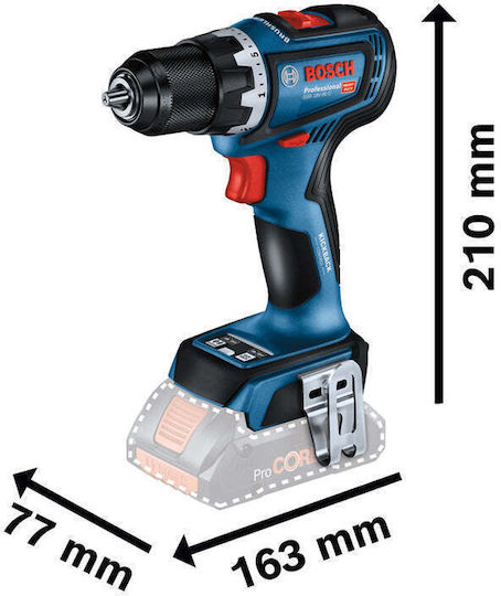 Bosch GSR 18V90 Акумулаторен Винтоверт Безчетков 18V