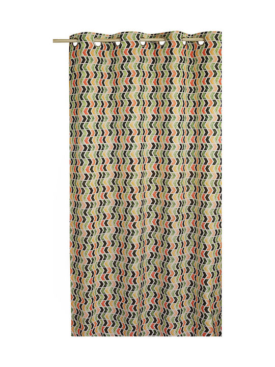 Decocraft Κουρτίνα με Τρέσα Direction Multi 140x260εκ.