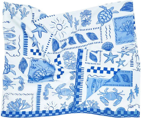 Dock & Bay Microfiber Body Towel Blue 160x90cm