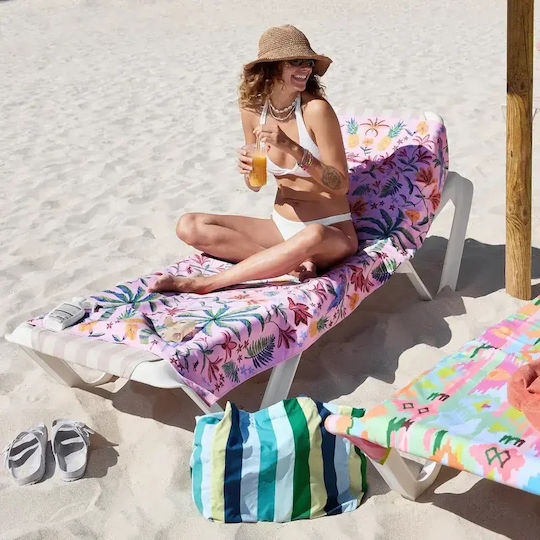 Dock & Bay Cabana Πετσέτα Microfiber Σώματος Ροζ 160x90εκ.