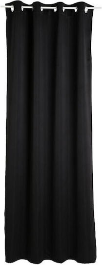 Atmosphera Verdunkelung mit Grommets Schwarze 140x260cm