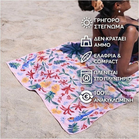 Dock & Bay Cabana Microfiber Towel Body Pink 200x90cm