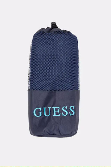 Guess Микрофибърна Кърпа За Body Синя 171x91см
