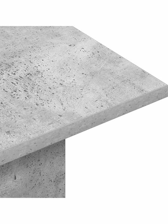 Wooden Console Table Gray Concrete L100xW30xH75cm