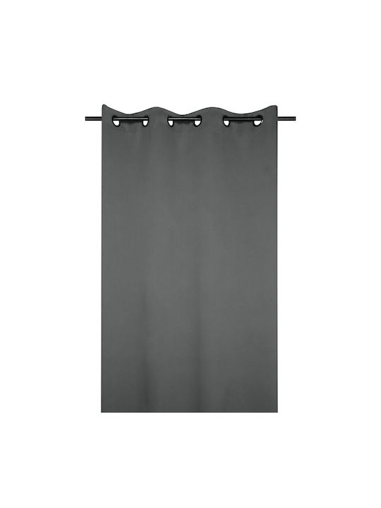 Κουρτίνα Παραθύρου με Τρουκς S-F Notte Anthracite 135x180εκ.