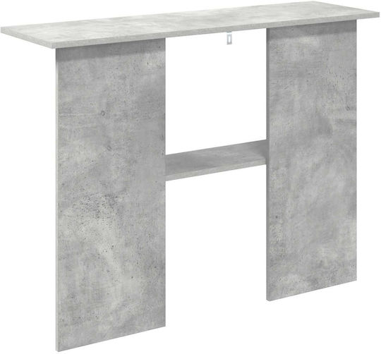 Konsolentisch Aus Holz Grau Beton M100xB30xH75cm