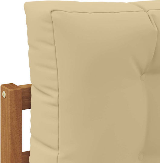 Garden & Outdoor Furniture Sets Sofa Set 2 Pieces Natural with Pillows Garden & Outdoor Furniture Sets Sofa Set 2 Pieces Natural with Pillows