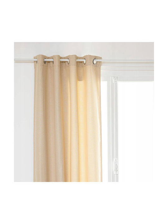 Atmosphera Curtain Blackout with Grommet Malo Beige 140x260cm