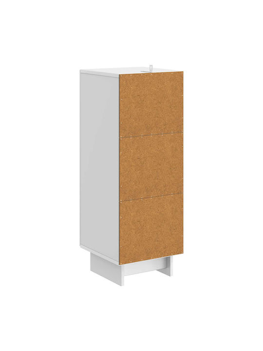 Boden-Küchenschrank Weiß 33x34,5x90cm