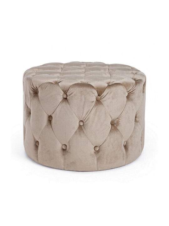 Πουφ Hocker Beige 60x60x42cm