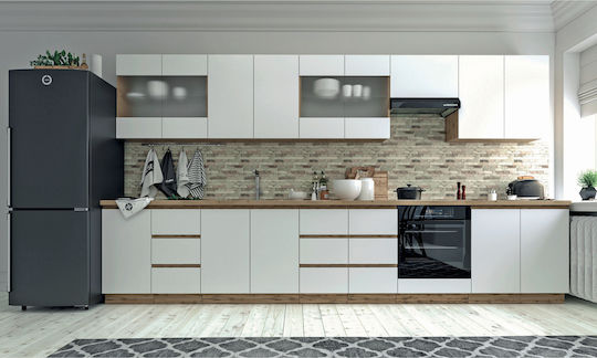 Επιδαπέδια Συρταριέρα Κουζίνας Soft 40x46x81.5cm Λευκό