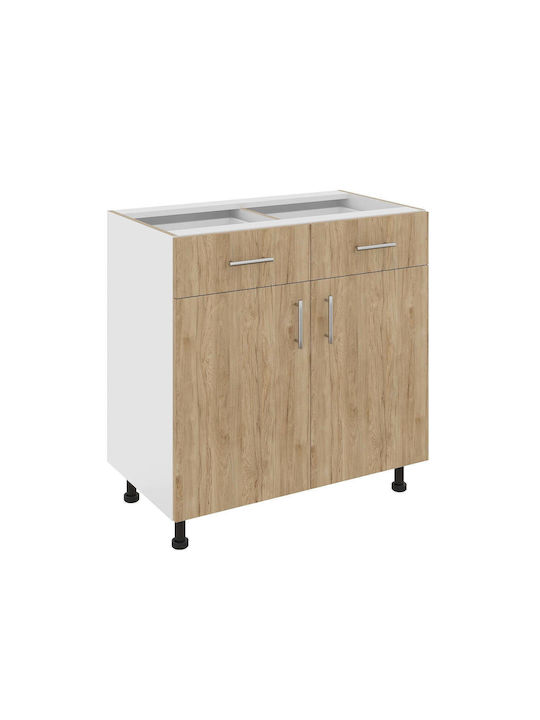 cu Blat de Lucru Natural/white Wood 80x50x80buc