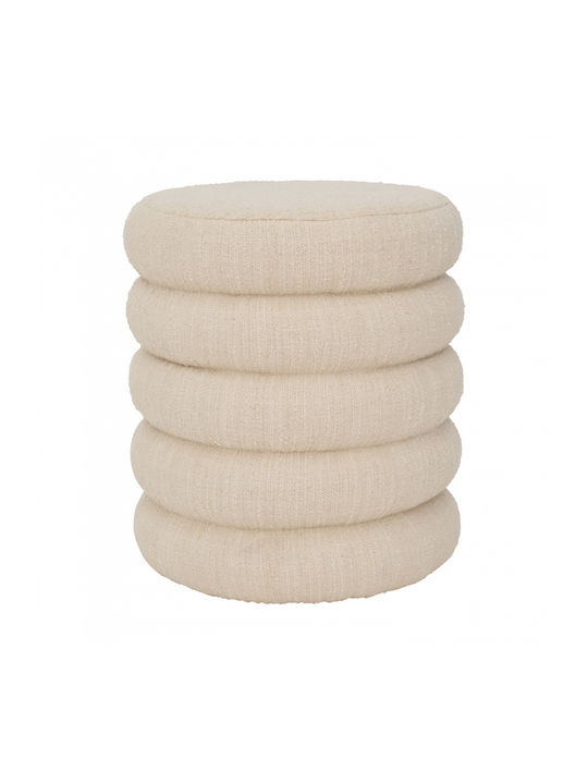 Bean Bag Chair Stool White 39x39x43cm