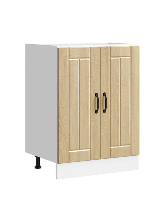 Lucca Dulap pentru Chiuvetă Sonoma Oak 60x46x81.5buc