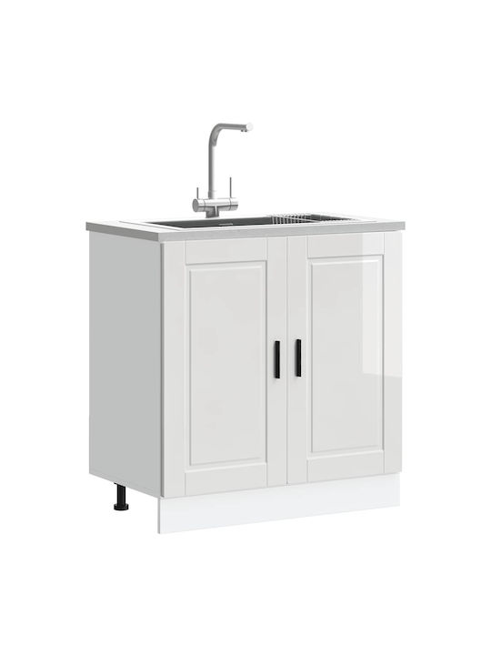 Dulap pentru Chiuvetă Alb 80x46x81.5buc