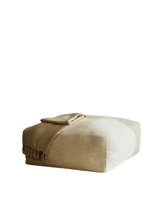 Sitzsäcke & Poufs Hocker Wasserdicht Apollon Weiß 70x70x40cm