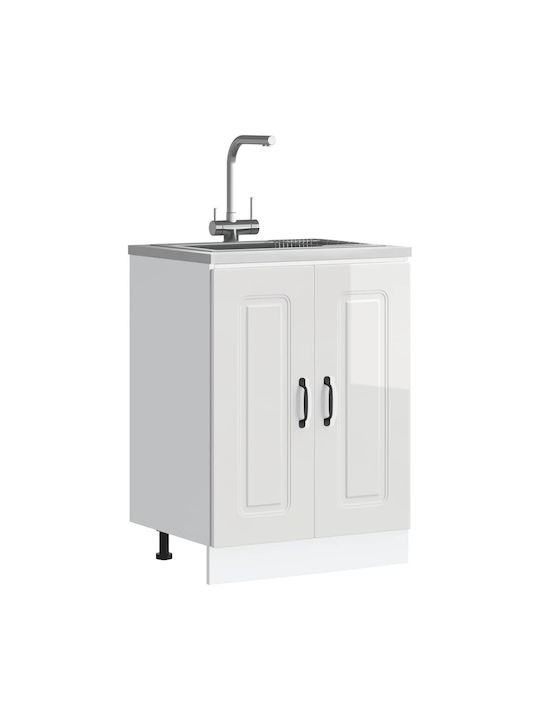Kalmar Шкаф за Мивка Бял 60x46x81.5бр