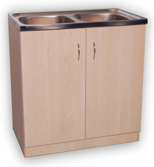 Ντουλάπι Νεροχύτη Sonoma Oak 80x50εκ. Ντουλάπι Νεροχύτη Sonoma Oak 80x50εκ.