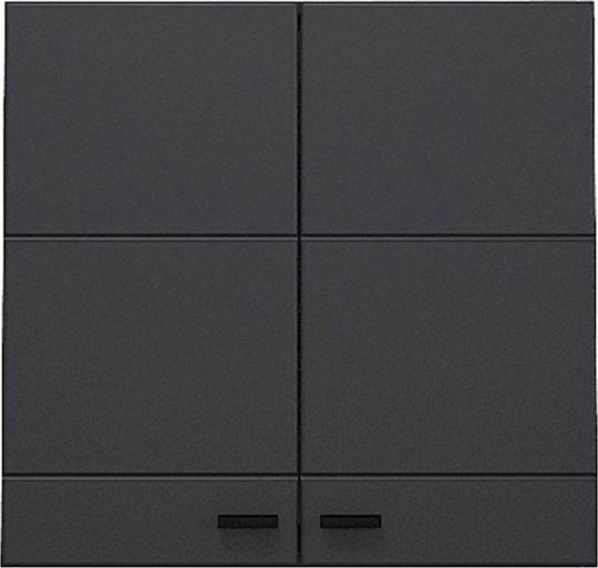 Claudia Ντουλάπι Κρεμαστό Γκρι Concrete 60x30x57εκ.