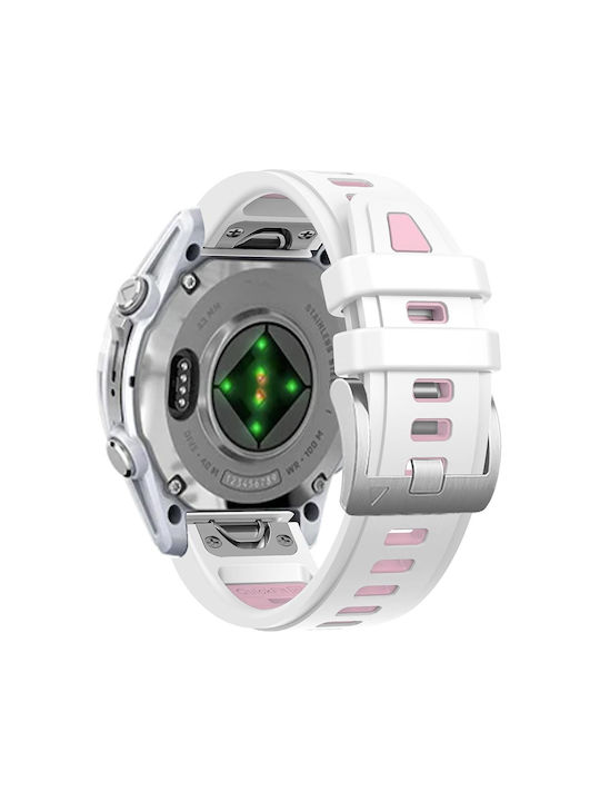 Silicone Strap White (Universal 20mm)