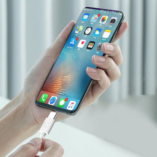 Kakusiga Intellect USB 2.0 Cable USB-C male - USB-A Λευκό 2m KSC-332