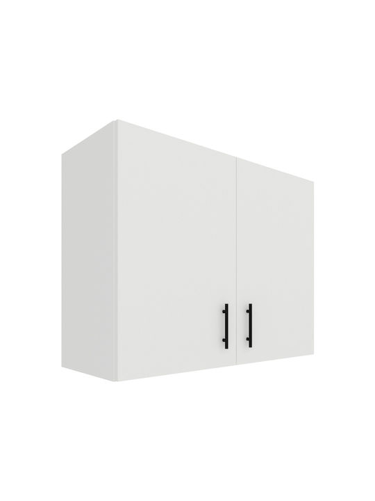 Karo Cabinet Wall Alb 80x30x60cm