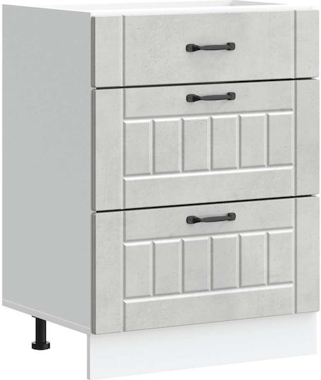 Lucca Επιδαπέδια Συρταριέρα Κουζίνας 60x46x81.5εκ. Lucca Επιδαπέδια Συρταριέρα Κουζίνας 60x46x81.5εκ.