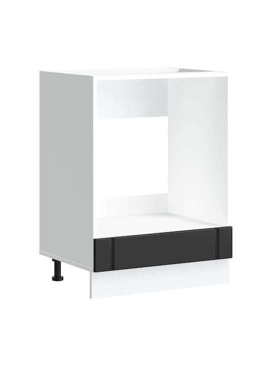 Lucca Lower Oven Cabinet Black 60x46x81.5pcs