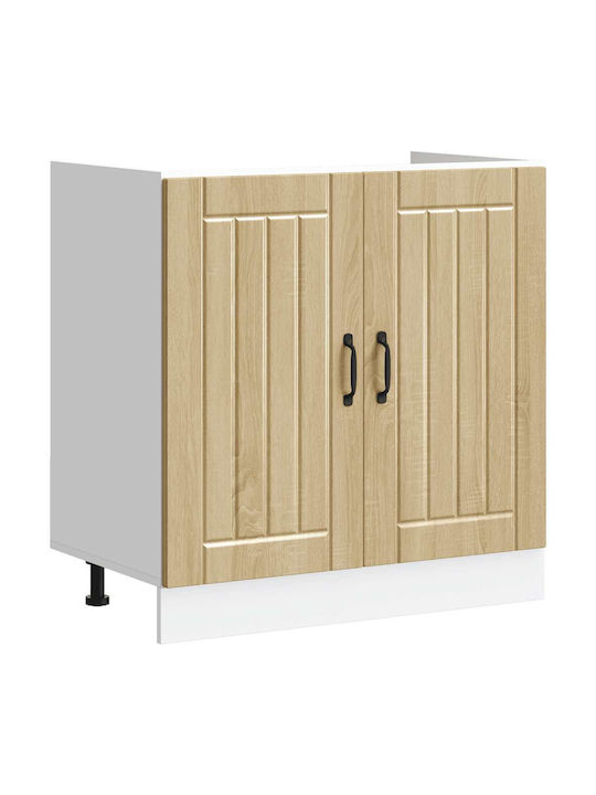 Lucca Sink Cabinet Sonoma Oak 80x46x81.5pcs