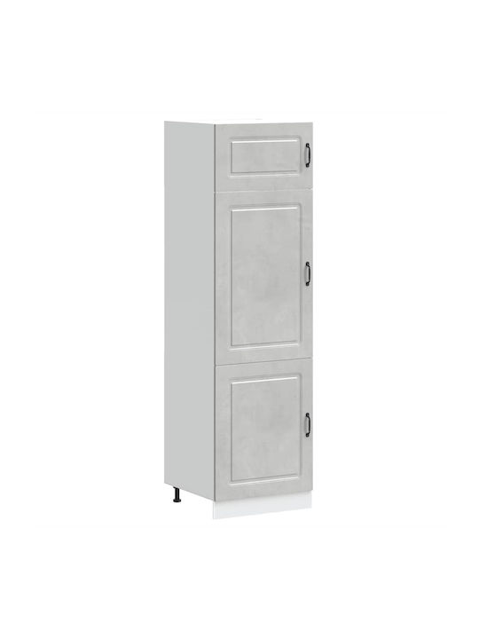 Kalmar Кухненска Колона Сив 60x57x207бр