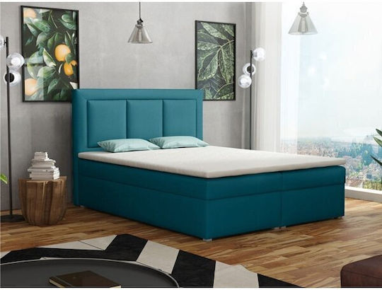 Pomona 112 Pat Tapițat cu Material cu Saltea Pomona 112 Pat Tapițat cu Material cu Saltea