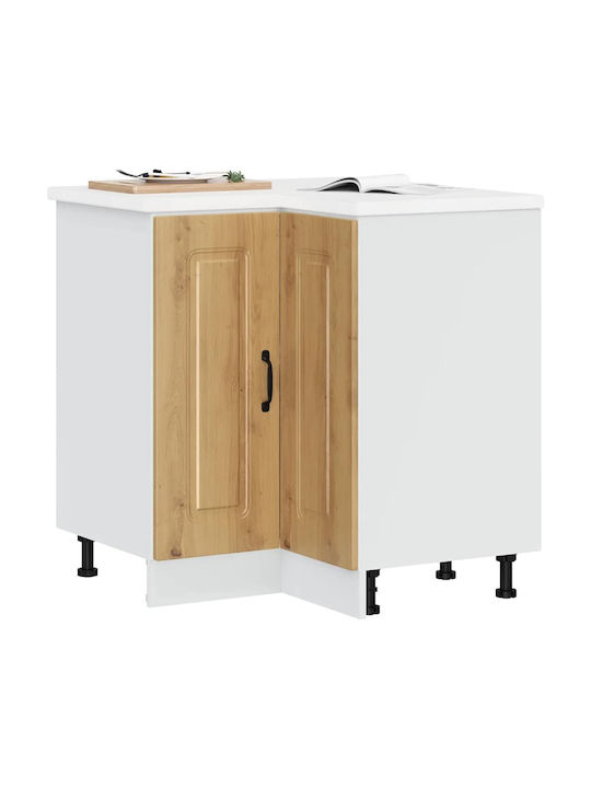 Dulap de Colț pardoseală Coffee 75.5x75.5x81.5buc
