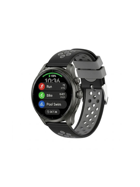 Silicone Strap Black Amazfit GTS 4