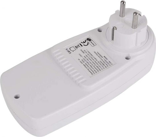 Digitales Messgerät Steckdose Sinotimer 230V 16A 3680W Anzeige mit Kwh V A Hz Dds108l
