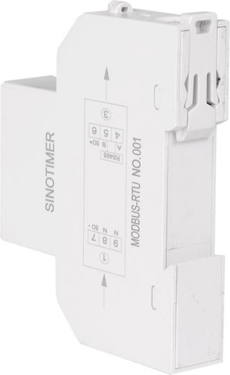 Single-phase Electric Energy Meter Sinotimer 230v Ac 50hz 5 100 A Illuminated Led Digital Display Dds519mr