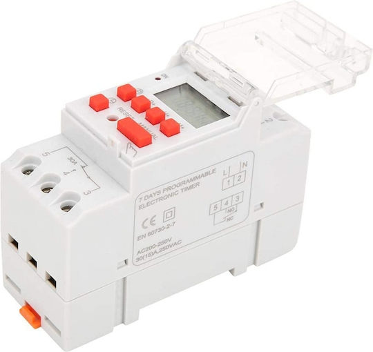 Temporizator Releu Digital Sinotimer Comutator Programabil 230v 30a 5000w Tm919b-2-30a